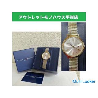 Less usability ★ Tommy Hilfiger Zendaya Ladies Watch Gold x White Silver 2 hands with box Beautiful 