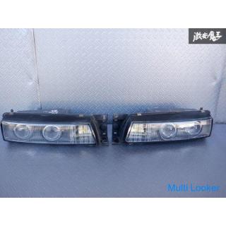 Beauty products! !! Nissan Genuine S13 Silvia Previous term Projector Round 2 headlights Lamps Left 