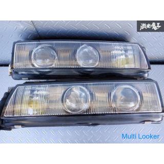 Beauty products! !! Nissan Genuine S13 Silvia Previous term Projector Round 2 headlights Lamps Left 