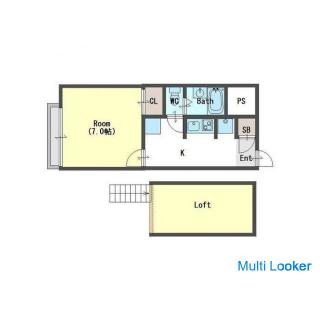 With loft and home appliances ☆ Up to 2 pets possible ☆ SOHO consultation ☆ No guarantor required ☆ 