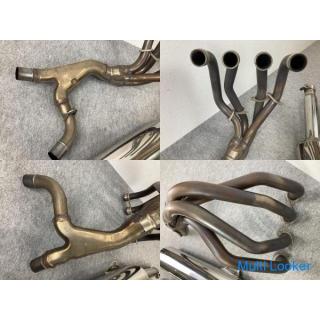 No bending Kawasaki ZZR1200 NINJA Genuine normal muffler Silencer Full exhaust K448 M084 ZX1200C ZXT