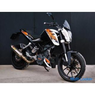 KTM 200 DUKE engine good idling stable ♪ Akrapovič muffler mileage 7862 km