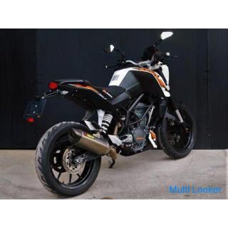 KTM 200 DUKE engine good idling stable ♪ Akrapovič muffler mileage 7862 km