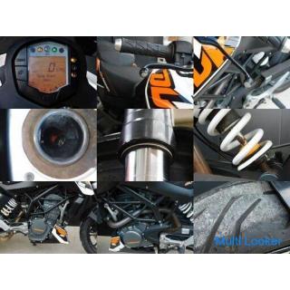 KTM 200 DUKE engine good idling stable ♪ Akrapovič muffler mileage 7862 km