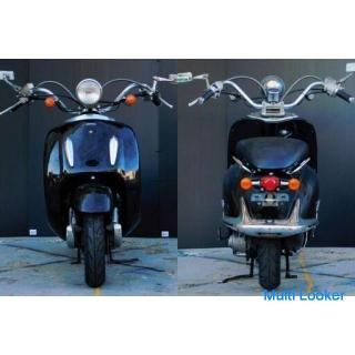 Moped HONDA Joker 50 AF42 Engine good idling stable Black Petit Wild one ♪ Mileage display 24.669 km