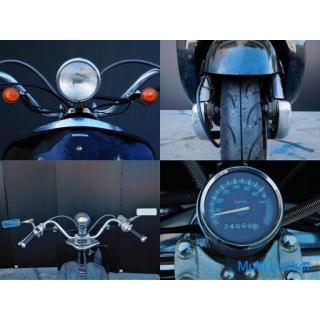 Moped HONDA Joker 50 AF42 Engine good idling stable Black Petit Wild one ♪ Mileage display 24.669 km