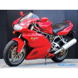 Beautiful DUCATI Super Sport SS900 2001 Engine one-shot start ♪ Good degree Red Mileage 25.873 km.