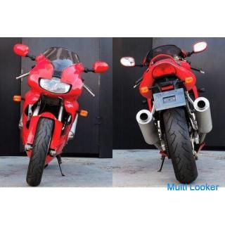 Beautiful DUCATI Super Sport SS900 2001 Engine one-shot start ♪ Good degree Red Mileage 25.873 km.