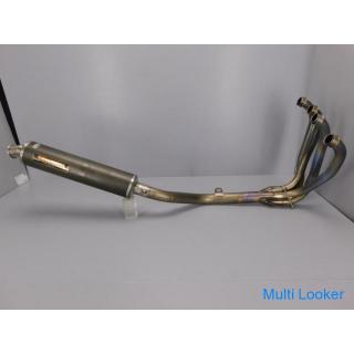 Yoshimura Cyclone Racing Muffler Titanium Exhaust Carbon Silencer GSX-R1100 GU75A Outside