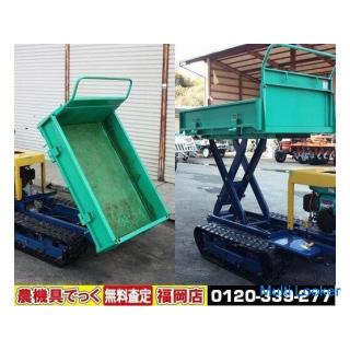 Chikusui Canycom Crawler Carrier BC615LD Hydraulic Dump Hydraulic Lift Carrier Gasoline 6HP Loading 