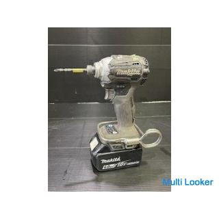 [Tomakomai Banana] Makita 18V Rechargeable Impact Driver 6.0Ah TD170DRGX Used Operation Confirmed