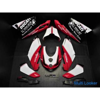 [Evaluation A] Shipping fee 8000 yen ◆ Ducati 749S External exterior full cowl set Upper under side 