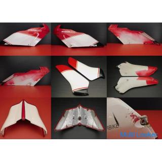 [Evaluation A] Shipping fee 8000 yen ◆ Ducati 749S External exterior full cowl set Upper under side 