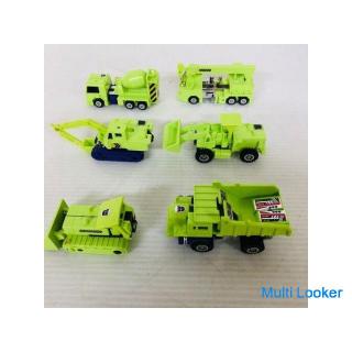 TRANSFORMERS Destron 37 Constructicon 6-body set Giant Soldier Devaster Combined Robo TAKARA