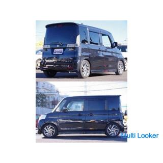 Suzuki Spacia Custom TS Both Sides Power Slide! !! The lowest price in the company loan industry! !!