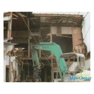 Old house, demolition of house