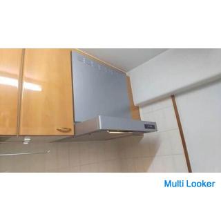 We will replace the range hood. It is okay to replace the ventilation fan.