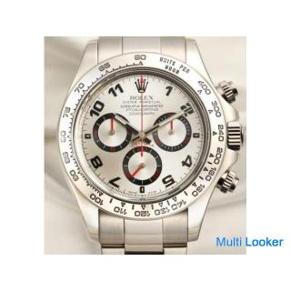 Rolex Daytona 116509 18k White Gold | Silver Racing Dial