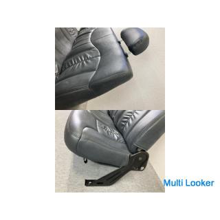 Good Condition No Tear 2002 Chevrolet Silverado 1500 LT C15753 Genuine Second Seat Bench Seat Black 