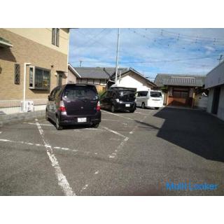 Monthly parking lot renewal fee, deposit, key money 0 yen