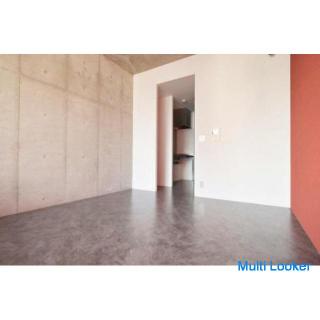 A room like overseas! It is irresistible for chic lovers! Key money is 0 yen!