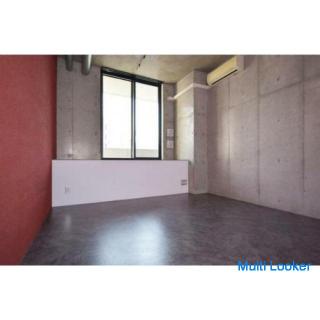 A room like overseas! It is irresistible for chic lovers! Key money is 0 yen!