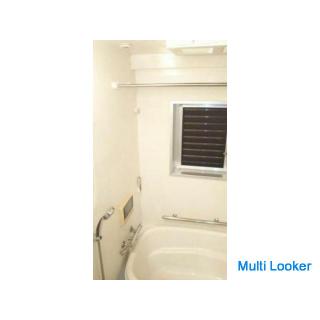 Those who wish to have a bathroom TV will be newly established! Popular white-based room! No key mon