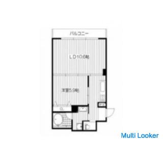 Those who wish to have a bathroom TV will be newly established! Popular white-based room! No key mon
