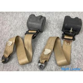 Rare J53 Mitsubishi Jeep Genuine Front Seatbelt Left and Right Set Driver's Seat Passenger's