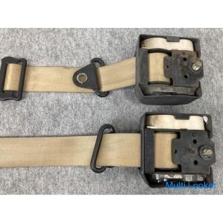 Rare J53 Mitsubishi Jeep Genuine Front Seatbelt Left and Right Set Driver's Seat Passenger's