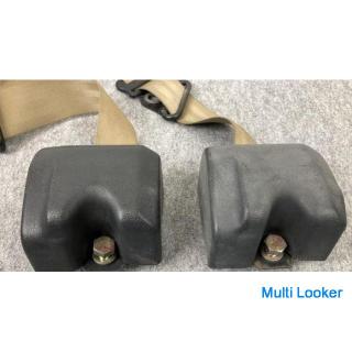 Rare J53 Mitsubishi Jeep Genuine Front Seatbelt Left and Right Set Driver's Seat Passenger's