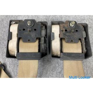 Rare J53 Mitsubishi Jeep Genuine Front Seatbelt Left and Right Set Driver's Seat Passenger's