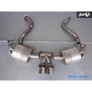 External product Porsche 981 Cayman S Stainless muffler Instant delivery Use OK