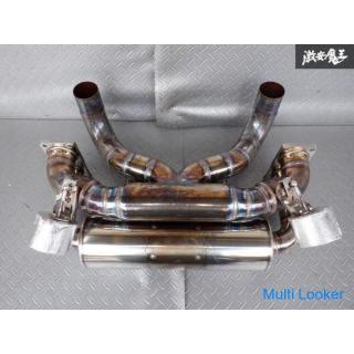 Good condition! !! J-WOLF Ferrari 430 Scuderia ABA-F430SC Stainless Steel Variable Valve Muffler Ins