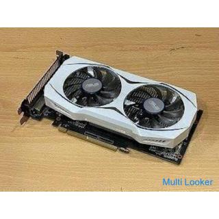 ASUS GeForce GTX 1050 Ti mounted graphic board DUAL-GTX1050TI-4G used - operation OK