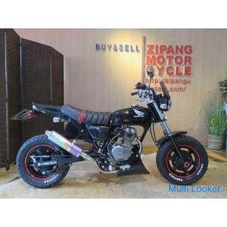 HONDA APE 50 AC16 50cc 3.037 km. Black! Full Custom Moped Original Mini Bike