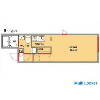 [Security deposit and key money brokerage fee 0] Kanamecho 6 minutes walk Designer's property ☆ Init