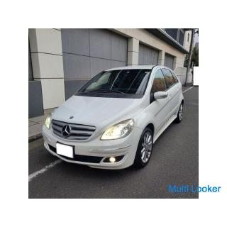 Mercedes B200 external HDD navigation & full segment TV color back camera ETC half leather seat 