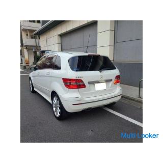 Mercedes B200 external HDD navigation & full segment TV color back camera ETC half leather seat 
