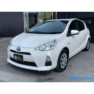 Toyota Aqua 1.5 G Genuine SD Navi Full Seg Digital TV (Lime White Pearl Crystal Shine)