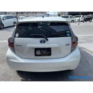 Toyota Aqua 1.5 G Genuine SD Navi Full Seg Digital TV (Lime White Pearl Crystal Shine)