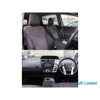 Toyota Prius α 1.8G! !! The lowest price in the company loan industry! !!