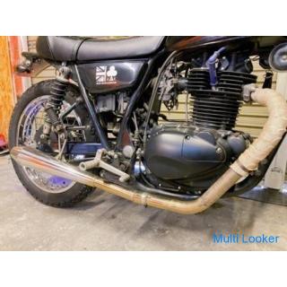 Kawasaki 250TR cafe racer specification can be delivered. Payment can be made by cash or transfer.