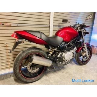 Honda VTR250 can be delivered. Payment can be made by cash or transfer. Metallic red.