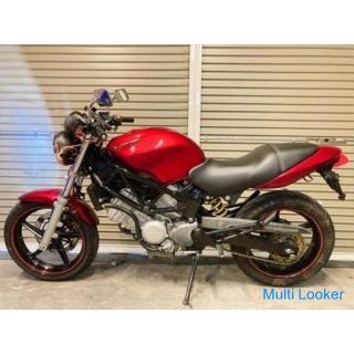 Honda VTR250 can be delivered. Payment can be made by cash or transfer. Metallic red.