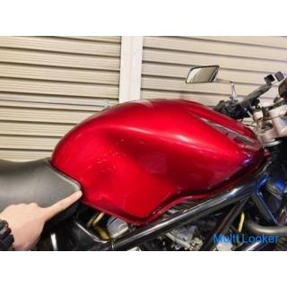 Honda VTR250 can be delivered. Payment can be made by cash or transfer. Metallic red.