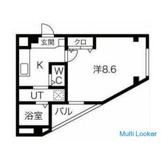 Corner room / 5 minutes walk from station / Free WiFi / Parking available