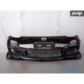 Mazda genuine FD3S RX-7 RX7 late 5 type 6 type front bumper bumper with lip spoiler black