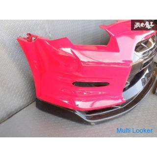 Top Secret R35 GT-R GTR Prophase Mid-term Aero Carbon Front Bumper Diffuser Set Full Bumper Kit ver.