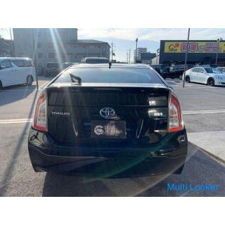 Toyota Prius 1.8 S Genuine SD Navi Built-in ETC One Seg TV (Black). In-house loan No guarantor requi
